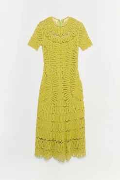 Women Simkhai Lorelai Embroidered Midi Dress