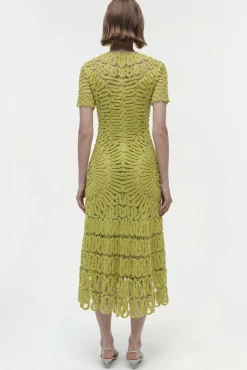 Women Simkhai Lorelai Embroidered Midi Dress