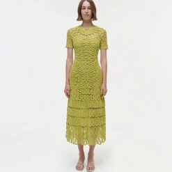 Women Simkhai Lorelai Embroidered Midi Dress