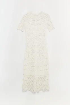 Women Simkhai Lorelai Embroidered Midi Dress