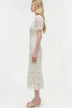 Women Simkhai Lorelai Embroidered Midi Dress