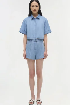 Women Simkhai Lourie Cotton Short