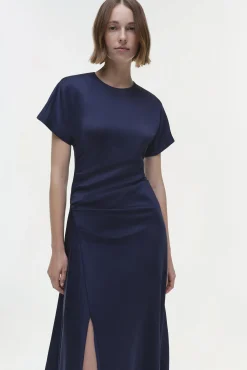 Women Simkhai Marabella Satin Midi Dress