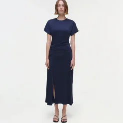 Women Simkhai Marabella Satin Midi Dress