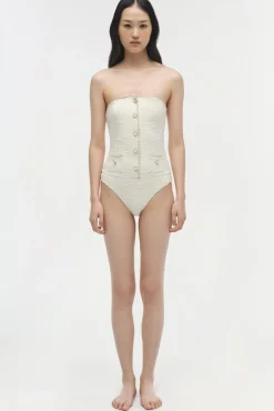 Women Simkhai Natalie Strapless One Piece