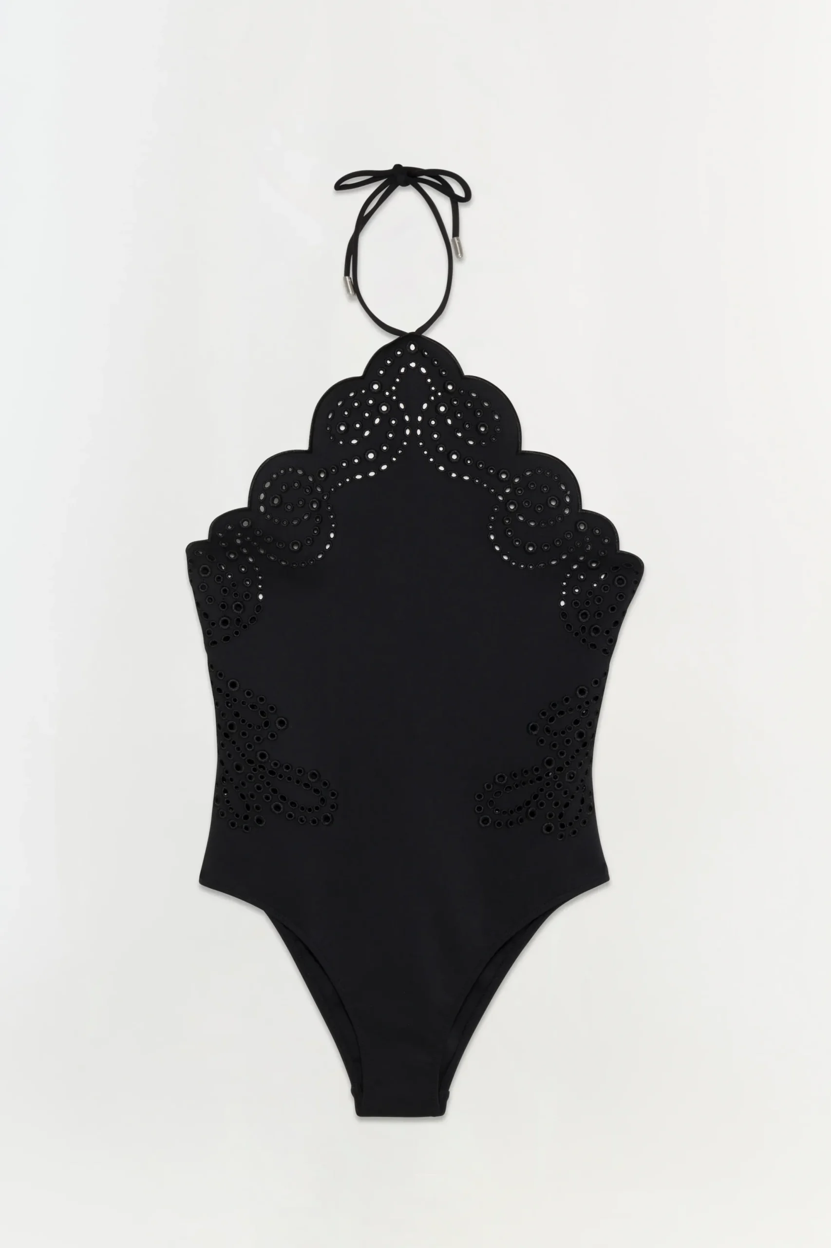 Women Simkhai Nicolette Halter Embroidered Swimsuit