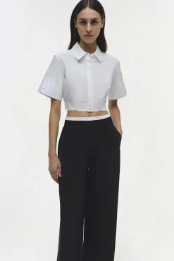 Women Simkhai Olly Double Waistband Pant
