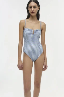 Women Simkhai Ottilie Strapless Swimsuit