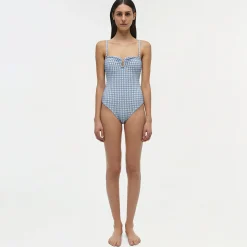 Women Simkhai Ottilie Strapless Swimsuit