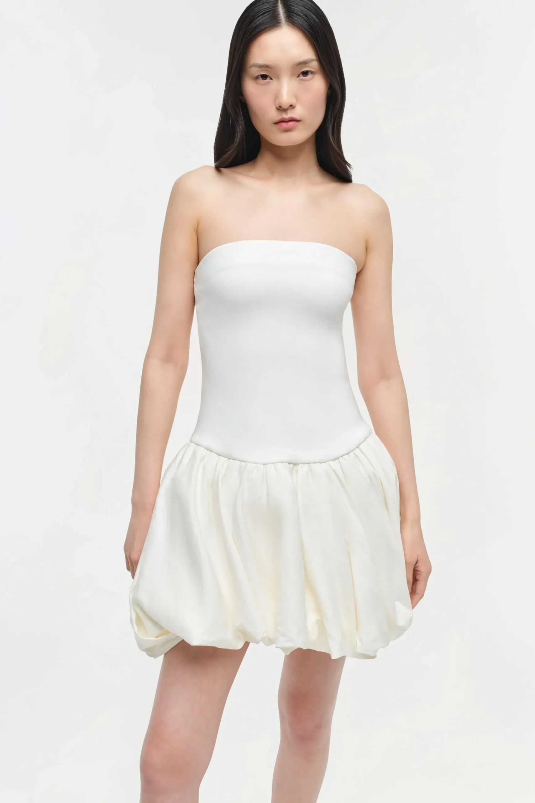 Women Simkhai Pollie Strapless Combo Mini Dress