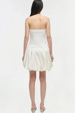 Women Simkhai Pollie Strapless Combo Mini Dress