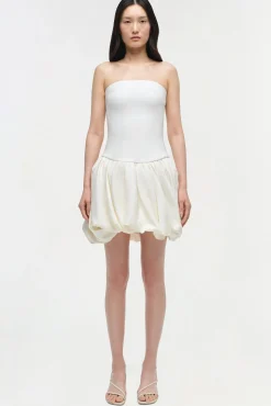 Women Simkhai Pollie Strapless Combo Mini Dress