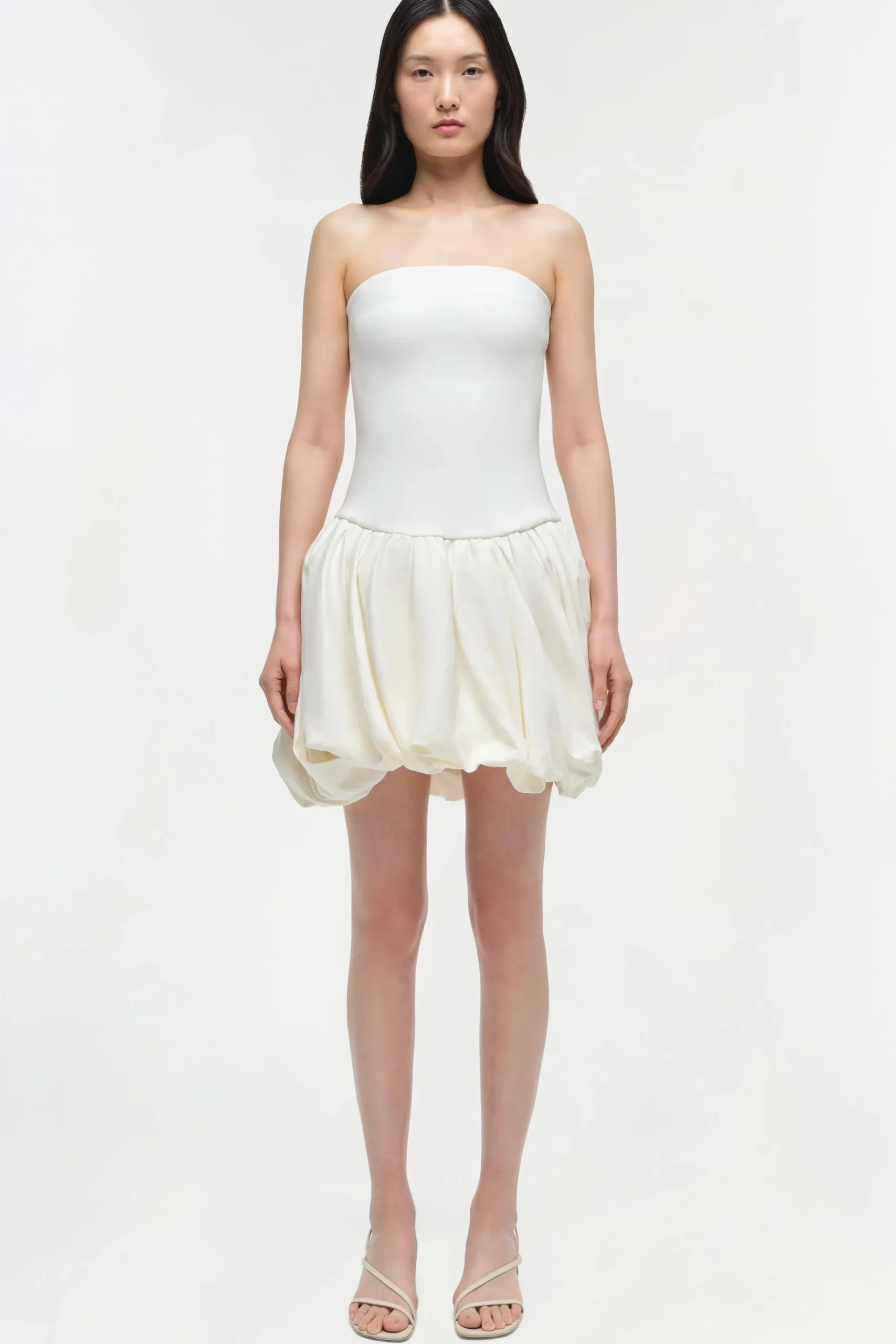 Women Simkhai Pollie Strapless Combo Mini Dress