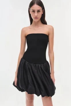 Women Simkhai Pollie Strapless Combo Mini Dress