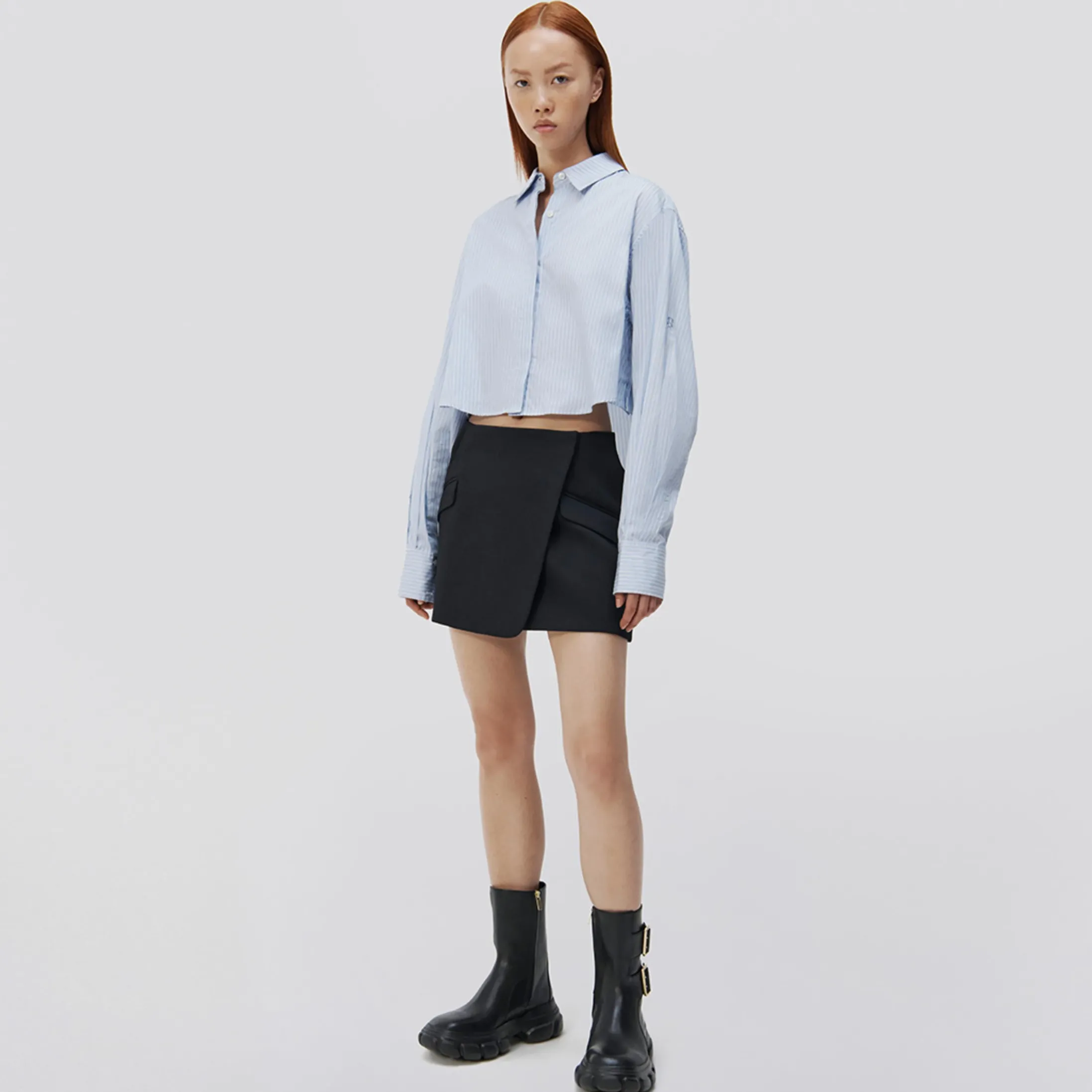 Women Simkhai Renata Cropped Shirt