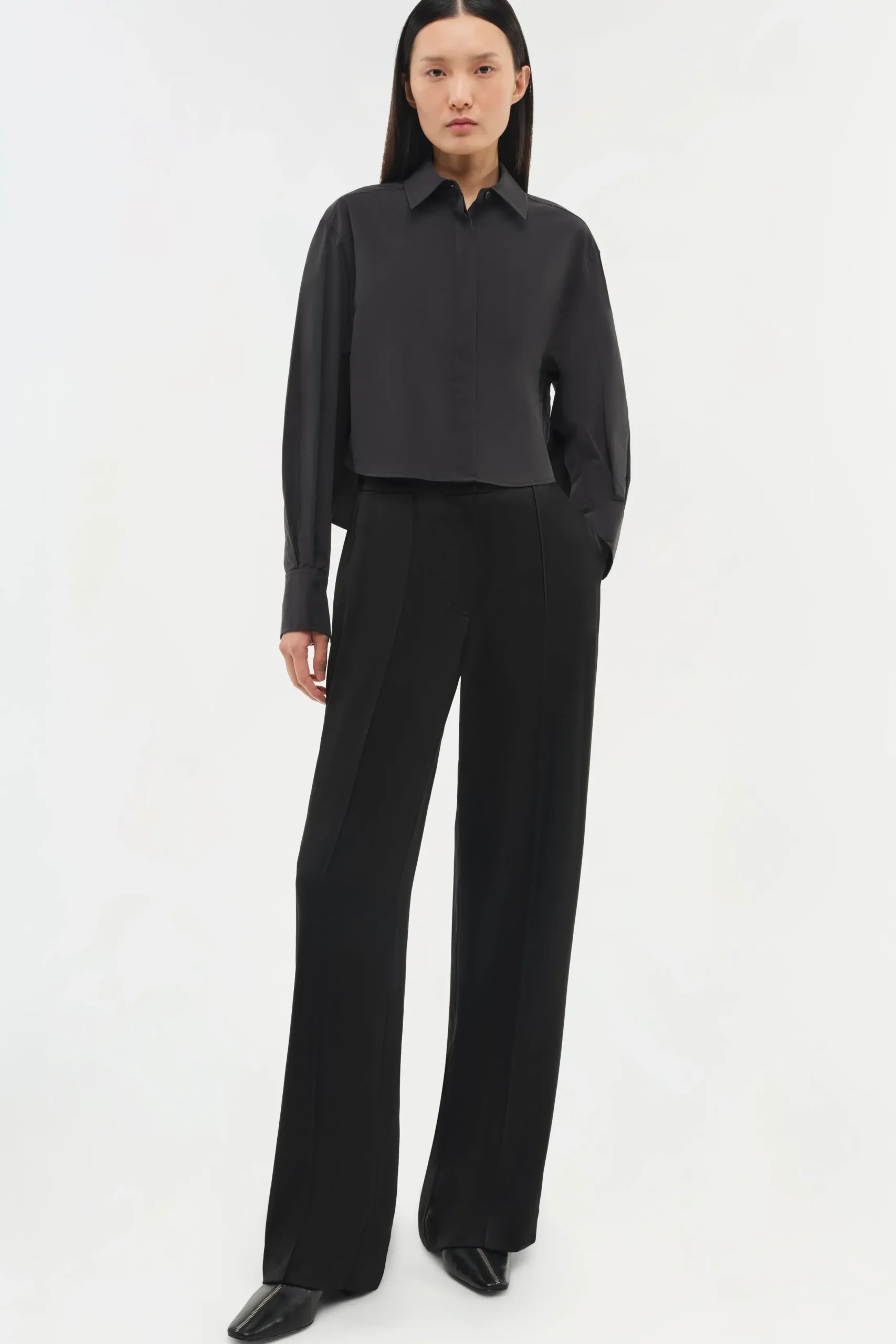 Women Simkhai Renata Cropped Shirt