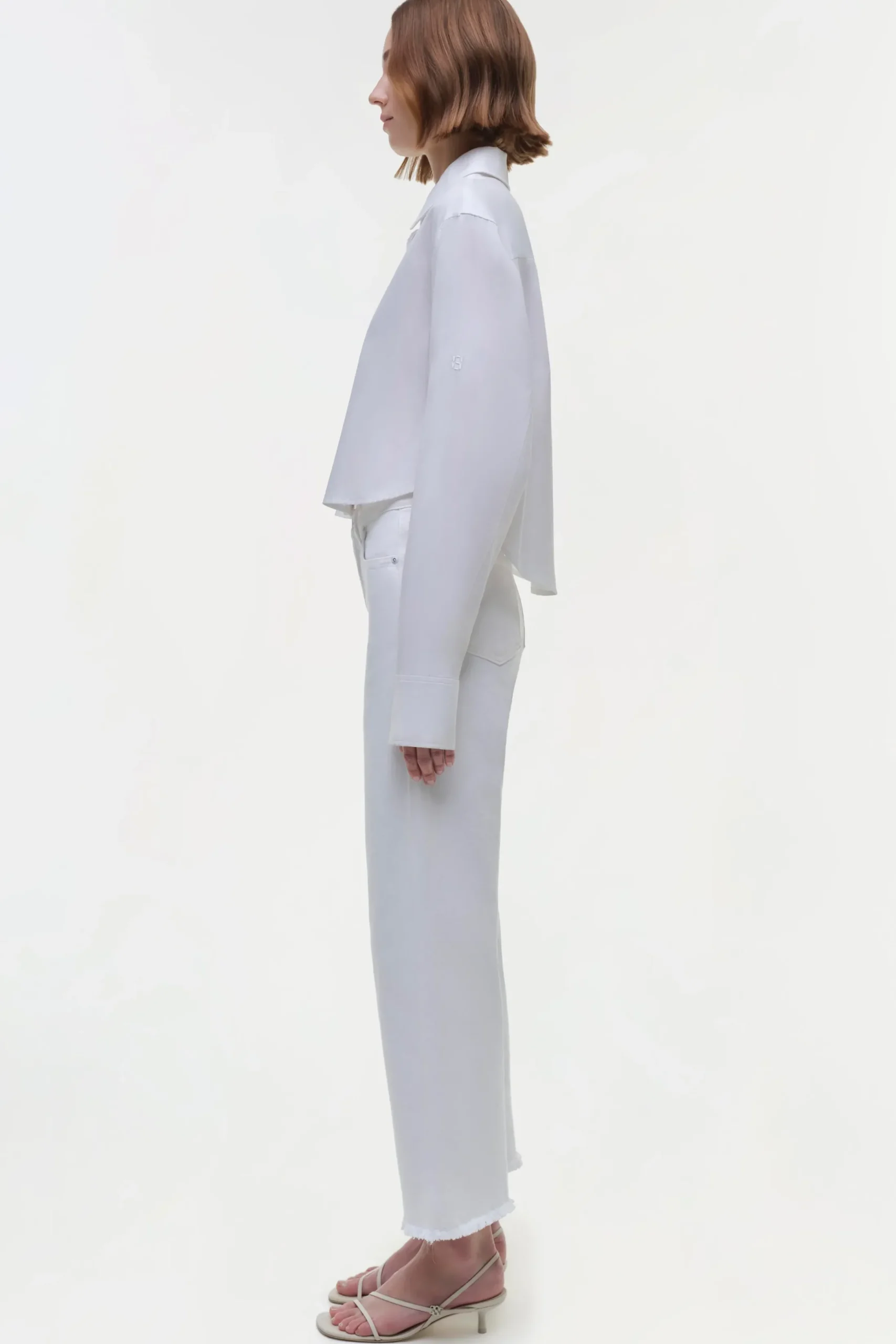 Women Simkhai Renata Cropped Shirt