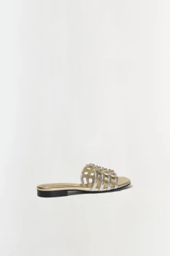 Simkhai Rivet Flat Sandal