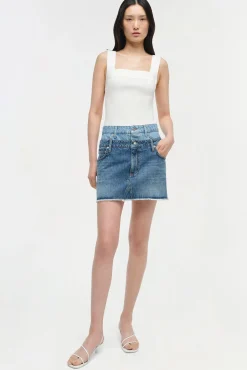 Women Simkhai Salix Double Waistband Mini Skirt