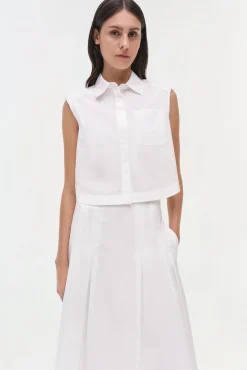 Women Simkhai Samantha Cotton Midi Skirt