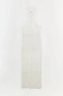 Women Simkhai Sanchez Lattice Knit Midi Dress