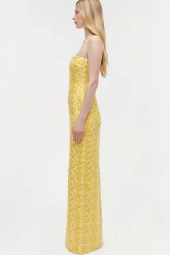 Women Simkhai Savia Strapless Embellished Gown