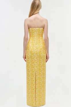 Women Simkhai Savia Strapless Embellished Gown