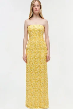 Women Simkhai Savia Strapless Embellished Gown