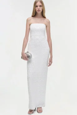 Women Simkhai Savia Strapless Embellished Gown