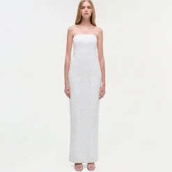 Women Simkhai Savia Strapless Embellished Gown
