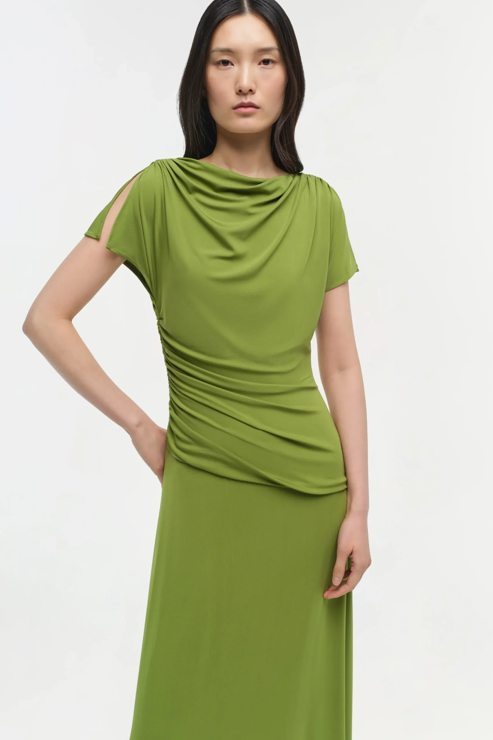Women Simkhai Shanelle Jersey Midi Dress