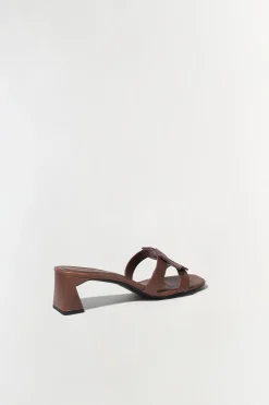 Simkhai Monogram Block Heel Sandal
