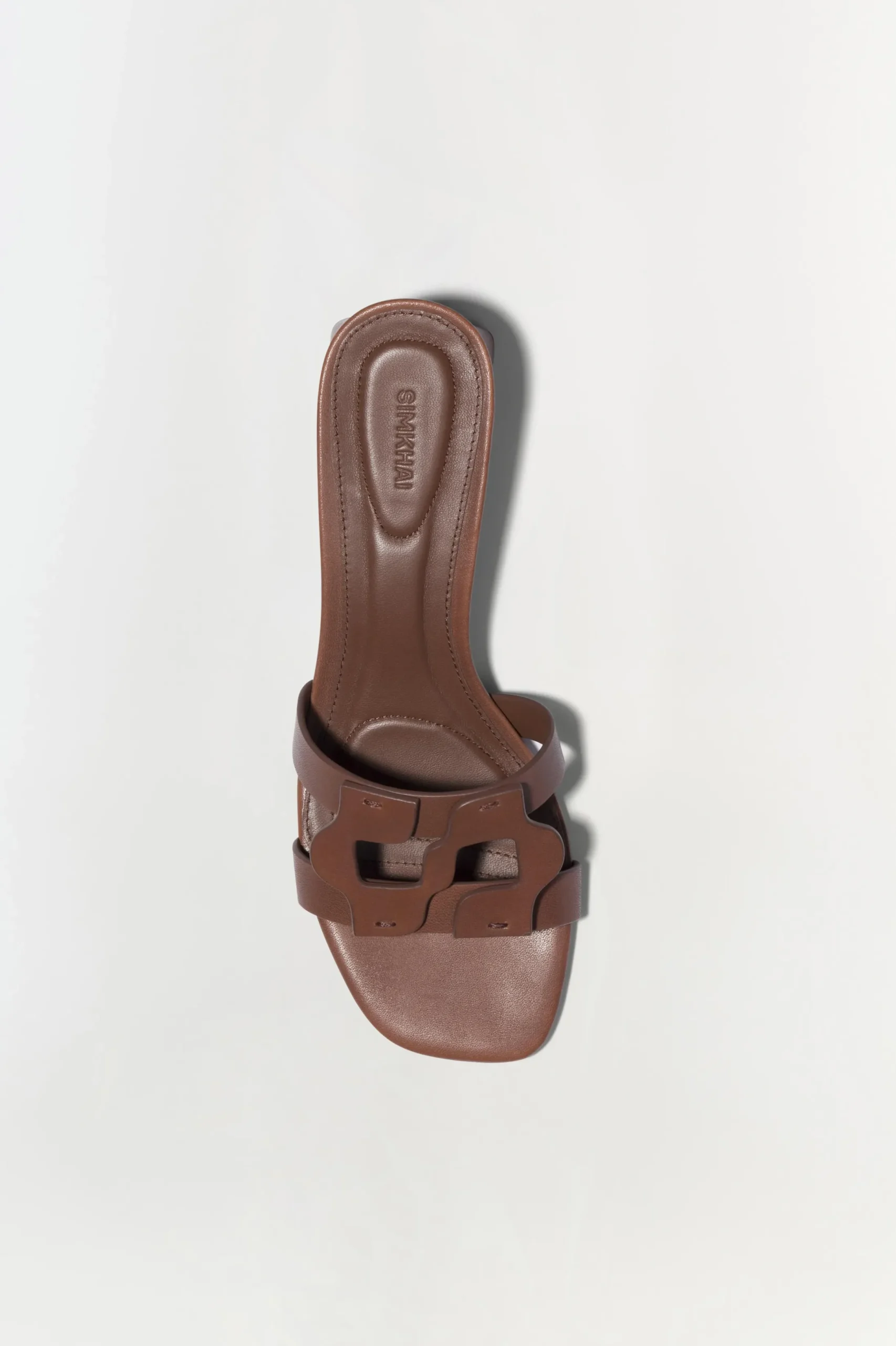 Simkhai Monogram Block Heel Sandal