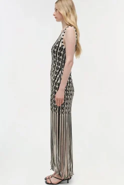 Women Simkhai Sonia Fringe Knit Dress