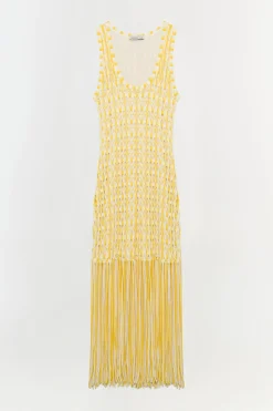 Women Simkhai Sonia Fringe Knit Dress