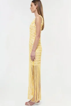 Women Simkhai Sonia Fringe Knit Dress