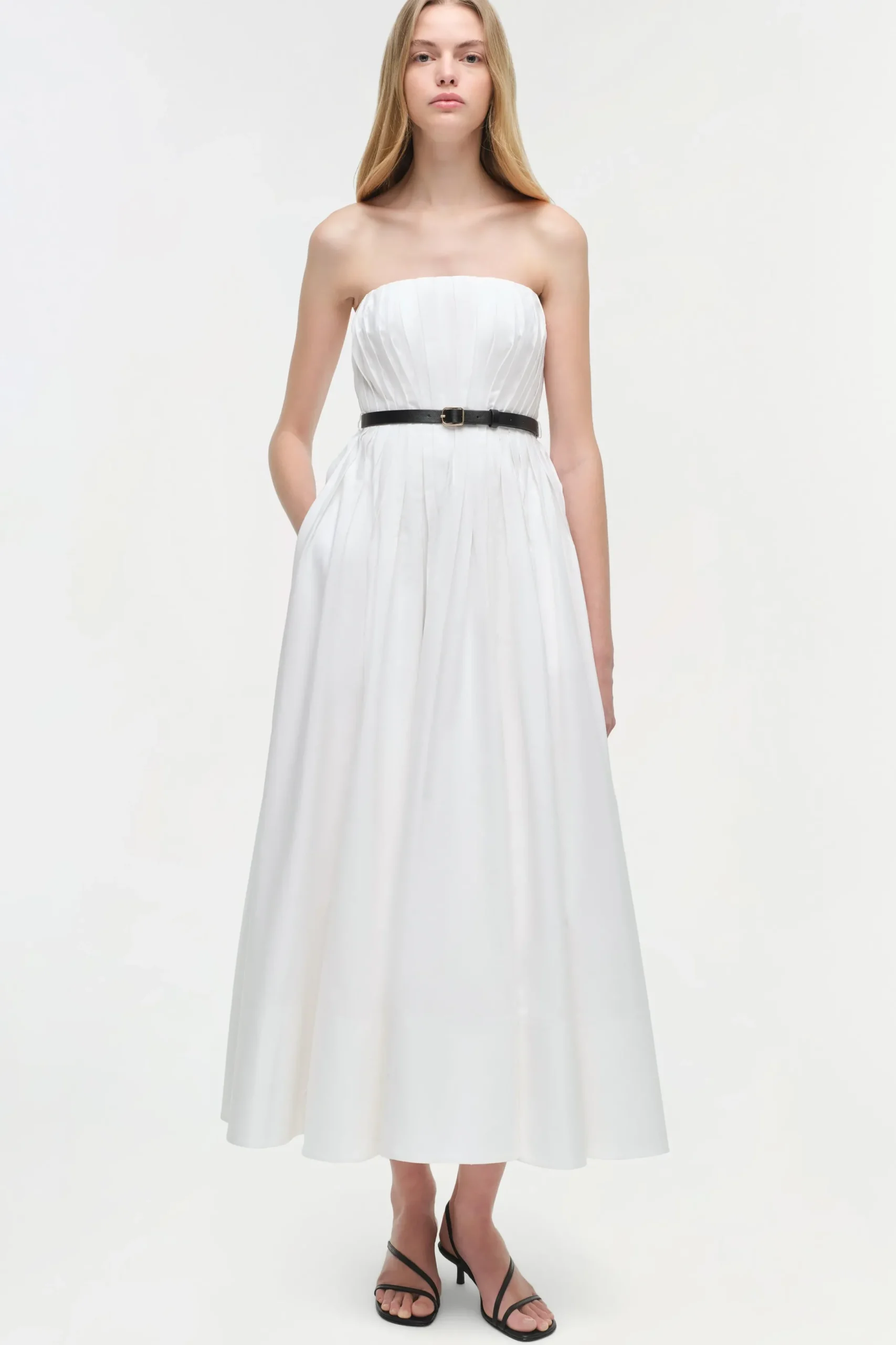 Women Simkhai Thalia Cotton Midi Dress