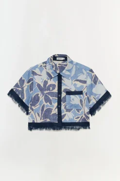 Women Simkhai Topanga Linen Shirt