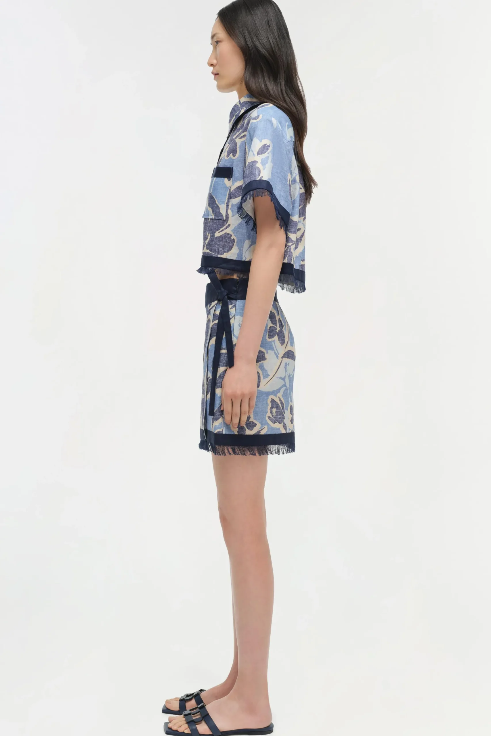 Women Simkhai Topanga Linen Shirt