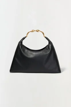 Simkhai Twist Leather Hobo