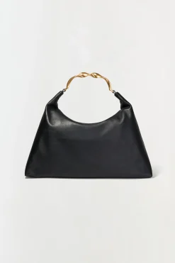 Simkhai Twist Leather Hobo