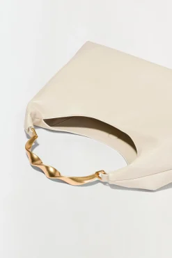 Simkhai Twist Leather Hobo