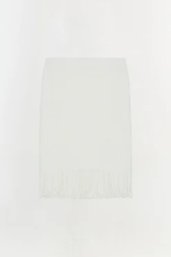 Women Simkhai Xavia Lattice Knit Midi Skirt